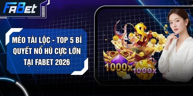 Mèo Tài Lộc - Top 5 Bí Quyết Nổ Hũ Cực Lớn Tại FABET 2026