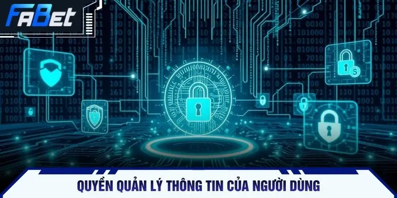 Quyền quản lý thông tin của người dùng